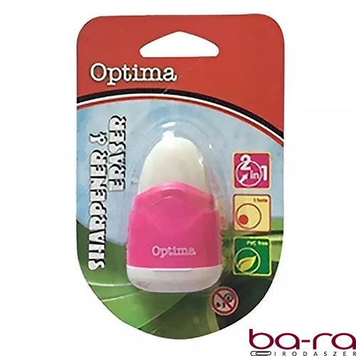 Radír+hegyező OPTIMA 2in1