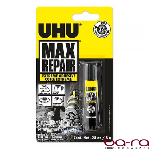 Ragasztó folyékony UHU Max Repair univerzális 8 g