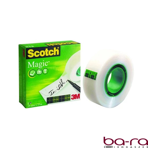 Ragasztószalag 3M Scotch Magic 810 írható 12mmx33m átlátszó