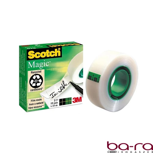 Ragasztószalag 3M Scotch Magic 810 írható 19mmx33m átlátszó