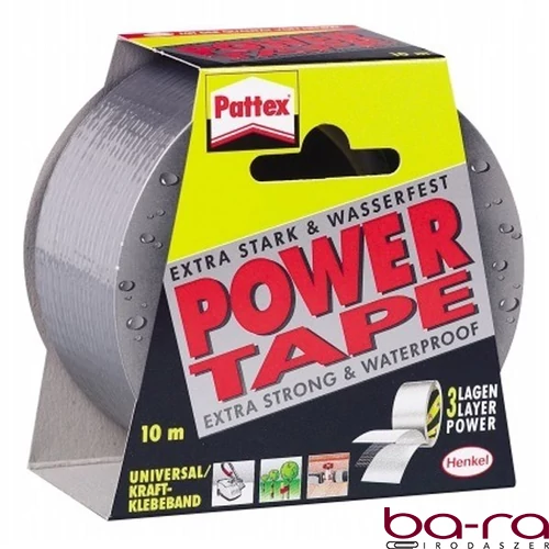 Ragasztószalag HENKEL Pattex Power Tape 50mmx10m ezüst