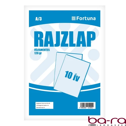 Rajzlap félfamentes FORTUNA A/3 10 íves
