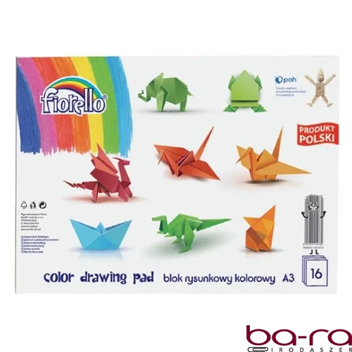Rajztömb színes FIORELLO A/3 16 ív/tömb