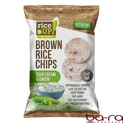 Rizschips RICE UP hagymás-tejfölös 60 g