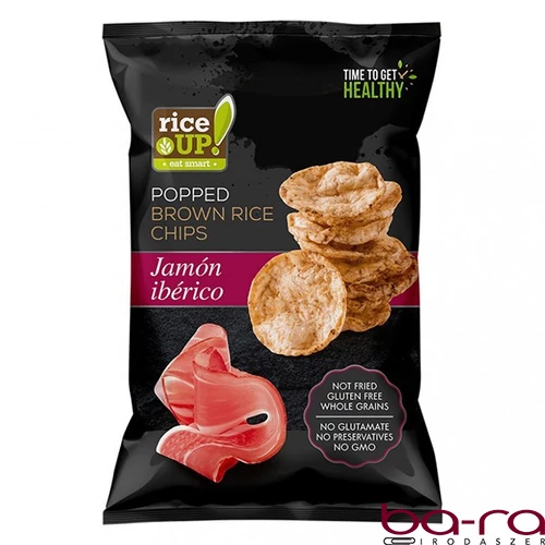 Rizschips RICE UP ibériai sonkás 60 g