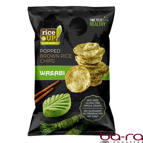 Rizschips RICE UP wasabis 60 g