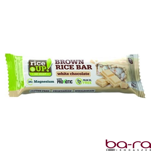 Rizsszelet RICE UP fehércsokoládés 18 g