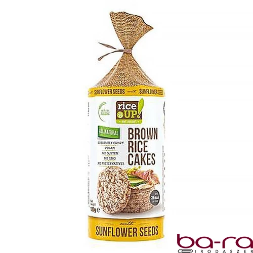 Rizsszelet RICE UP napraforgómagos 120 g