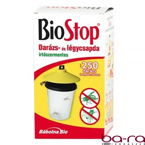 Rovarírtó darázs- és légycsapda BIOSTOP irtószermentes