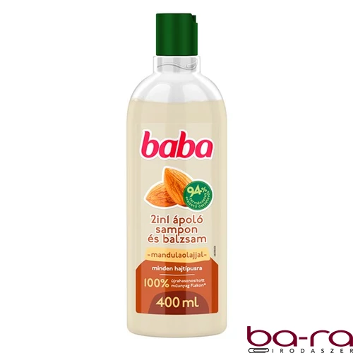 Sampon BABA 2in1 Mandulaolajjal 400ml