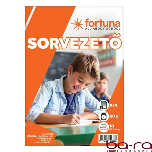 Sorvezető A/4 FORTUNA 10 íves