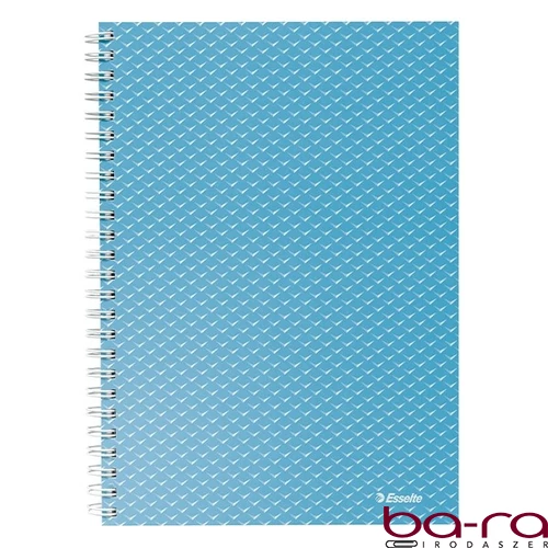 Spirálfüzet kockás ESSELTE A/5 80 lapos Colour Breeze kék