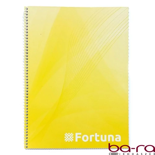 Spirálfüzet franciakockás FORTUNA A/4 70 lapos