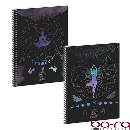 Spirálfüzet sima ARS UNA Mystic Constellation A/4 60 lapos