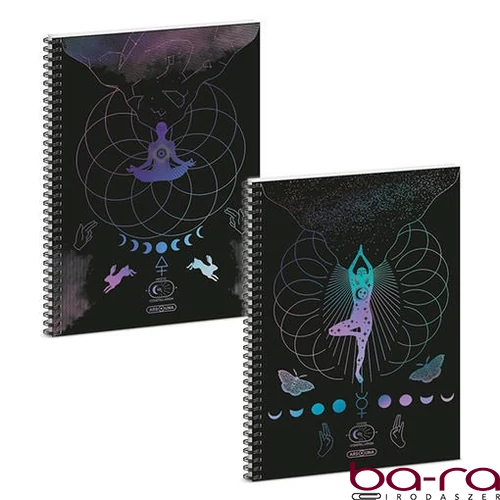 Spirálfüzet vonalas ARS UNA Mystic Constellation A/4 60 lapos