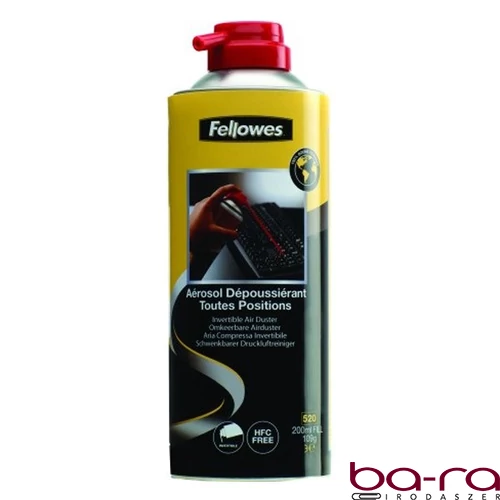 Sűrített levegő FELLOWES HFC mentes gyúlékony forgatható 200 ml