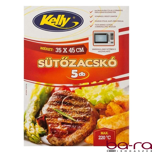 Sütőfólia KELLY steakes 35x43 cm 5 darabos