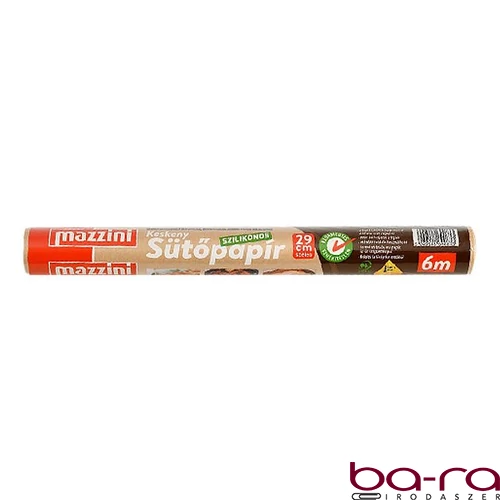Sütőpapír MAZZINI keskeny szilikonos 29cm x 6m