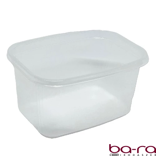 Svédtál elviteles doboz PP 750 ml natúr 50 darabos  10762
