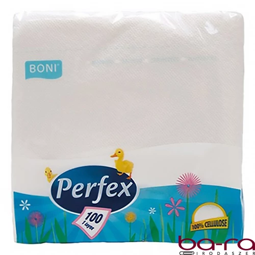 Szalvéta PERFEX 1 rétegű 100 darabos 33 x 33 cm