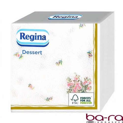 Szalvéta REGINA dessert 1 rétegű 25x25 cm 55 darabos