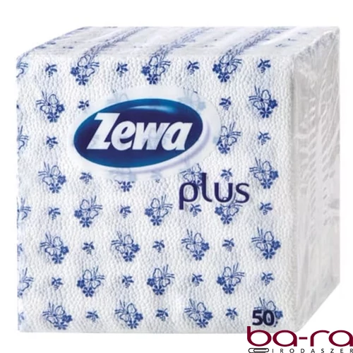 Szalvéta ZEWA Plus 1 rétegű kék 50 lapos