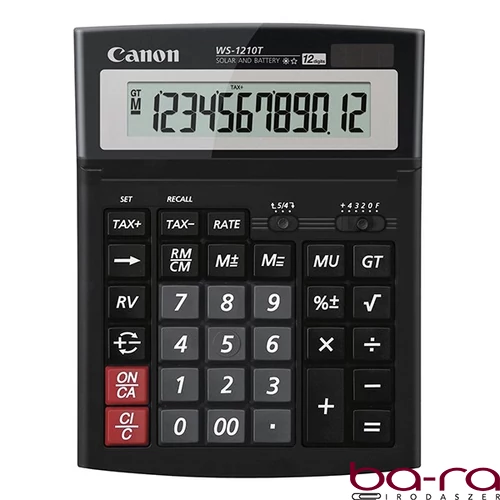 Számológép asztali CANON WS-1210T környezetbarát 12 digit