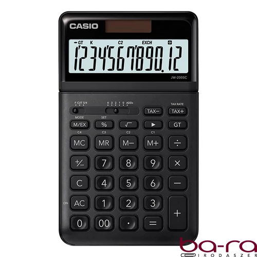 Számológép asztali CASIO JW 200 SC 12 digit fekete