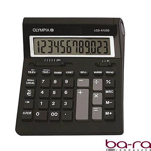 Számológép asztali OLYMPIA LCD-612 SD 12 digit