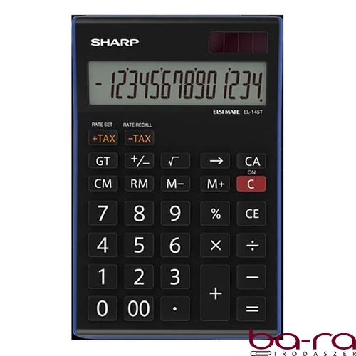 Számológép asztali SHARP EL-145TBL 14 digit