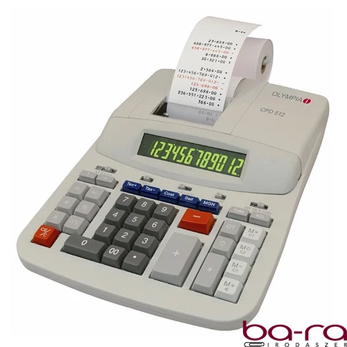 Számológép szalagos OLYMPIA CPD-512 12 digit