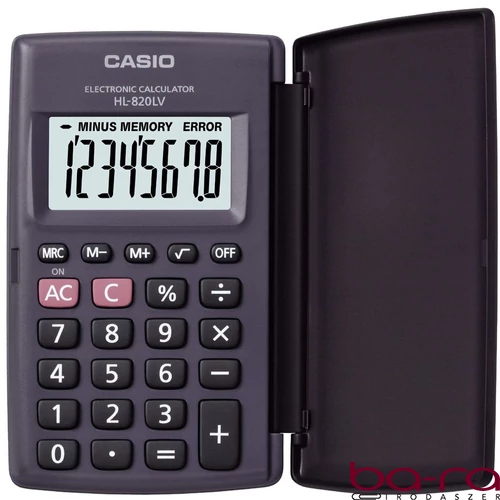 Számológép zseb CASIO HL-820LV 8 digit