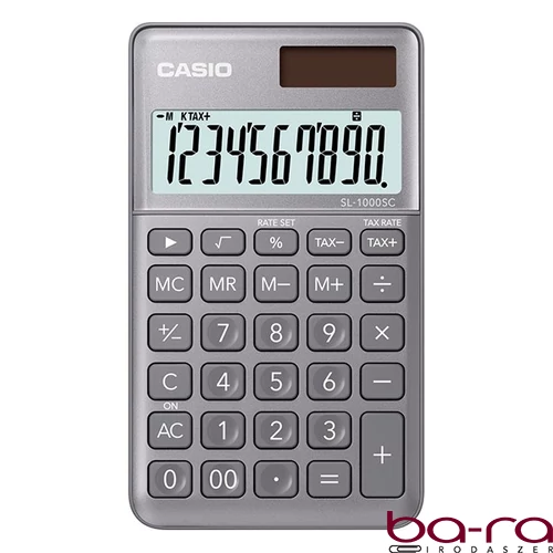 Számológép zseb CASIO SL 1000 SC 10 digit ezüst
