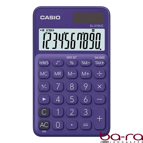 Számológép zseb CASIO SL 310 UC 10 digit lila
