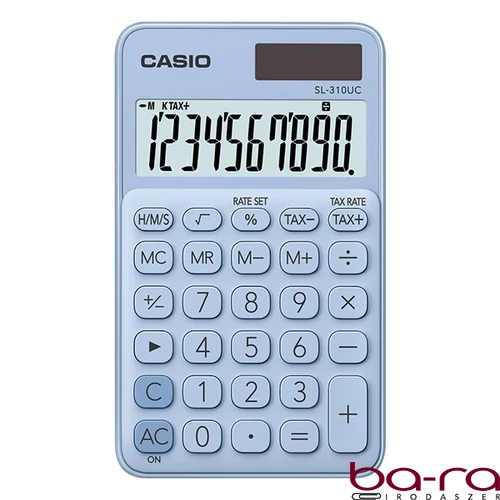Számológép zseb CASIO SL 310 UC 10 digit világoskék