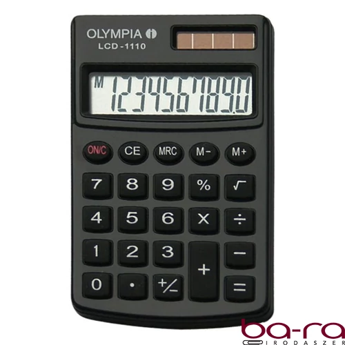 Számológép zseb OLYMPIA LCD-1110 10 digit fekete