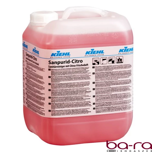 Szaniter tisztító KIEHL Sanqurid-citrus illattal 10L