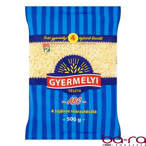 Száraztészta ABC GYERMELYI 4 tojásos 500 g