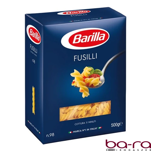 Száraztészta BARILLA fusilli N98. 500 g