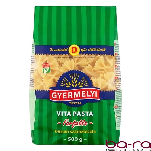 Száraztészta masni GYERMELYI Vita Pasta durum 500 g
