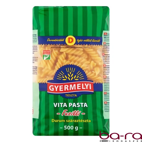 Száraztészta orsó GYERMELYI Vita Pasta durum 500 g