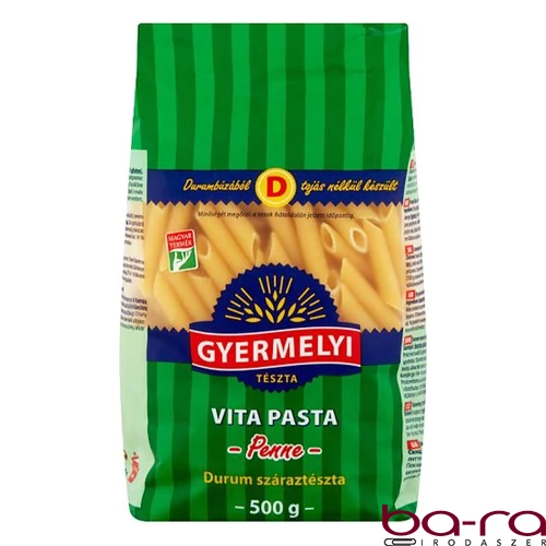 Száraztészta penne GYERMELYI Vita Pasta durum 500 g