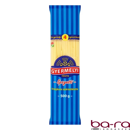 Száraztészta spagetti GYERMELYI 4 tojásos 500 g