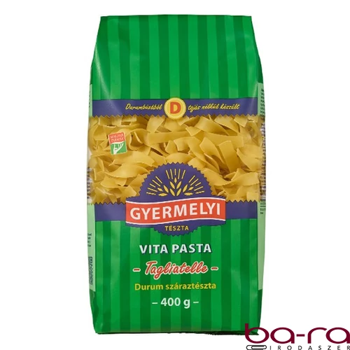 Száraztészta tagliatelle GYERMELYI Vita Pasta durum 400 g