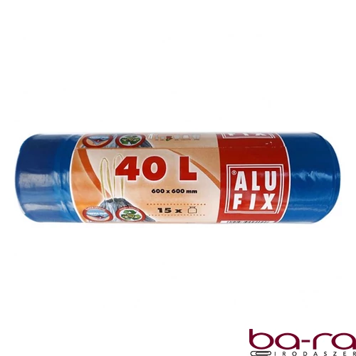 Szemeteszsák ALUFIX 40L 15 darabos