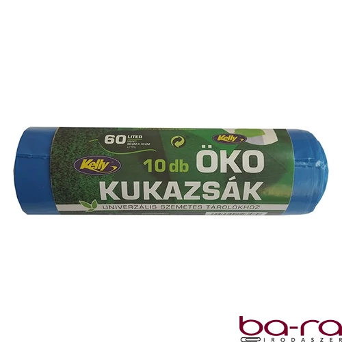 Szemeteszsák KELLY ÖKO 60x70 cm 60L 10 darabos