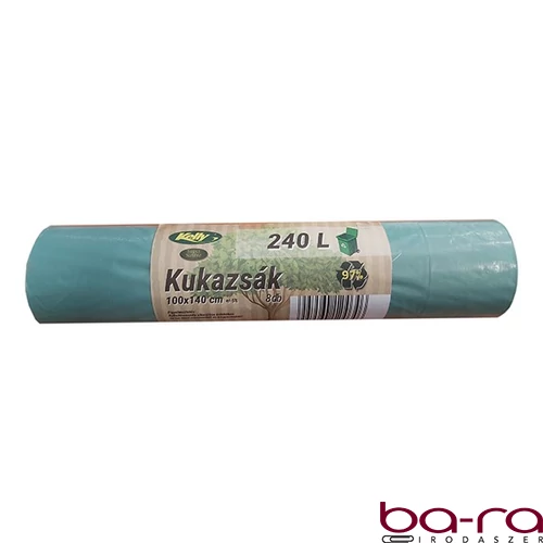 Szemeteszsák KELLY super nature 100x140 cm 240L 8 darabos