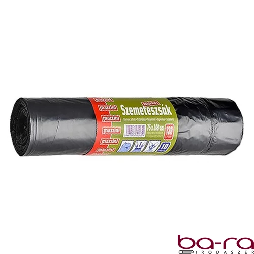 Szemeteszsák MAZZINI 130L húzófüles 10 darabos