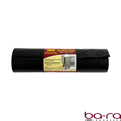 Szemeteszsák TUTI Extra 240L köthető füles 10 darabos