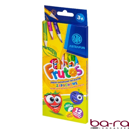Színes ceruza ASTRA FUN Frutos háromszögletű 12 színű
